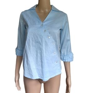 Fine Garments By Bell Ruffled Asymetric Top Size 0